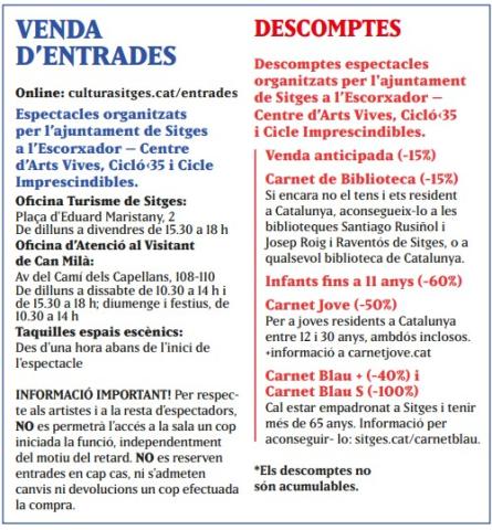 Descomptes La Pregonera 2026