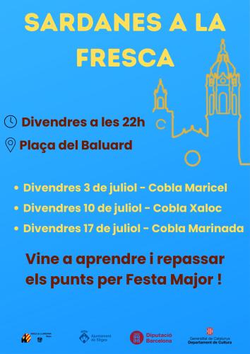sardanes a la fresca 2026